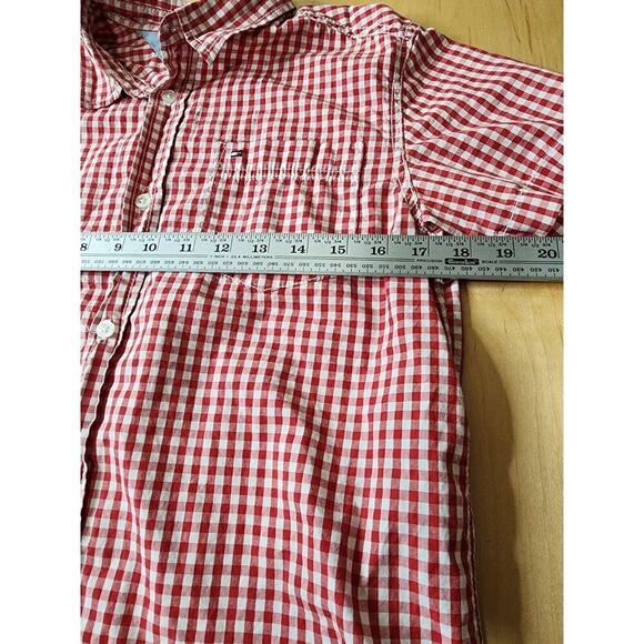 Tommy Hilfiger Shirt Boys XL (20) Red Check Button Up Short Sleeve - Picture 6 of 6
